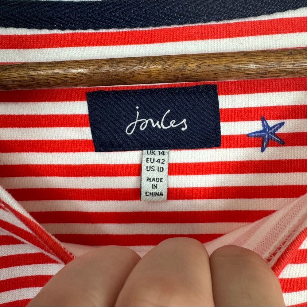 Joules Red and White Striped Starfish Nautical Dress
Sz 10 - Picture 6 of 10